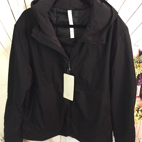 NWT BLACK LULULEMON MEN’S CITY SCOPE HOODIE - XXL - Picture 2 of 6